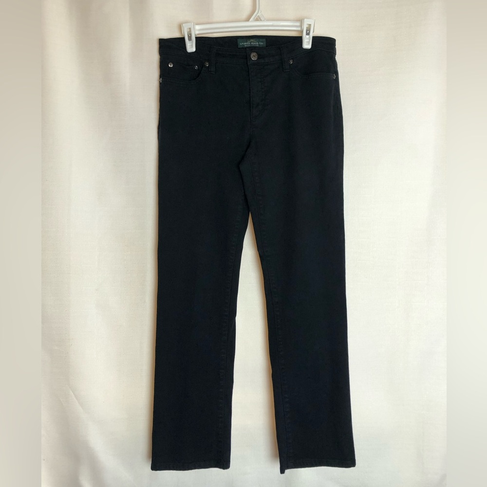 LAUREN Ralph Lauren Jeans Co Black Modern Straight Curvy Jeans